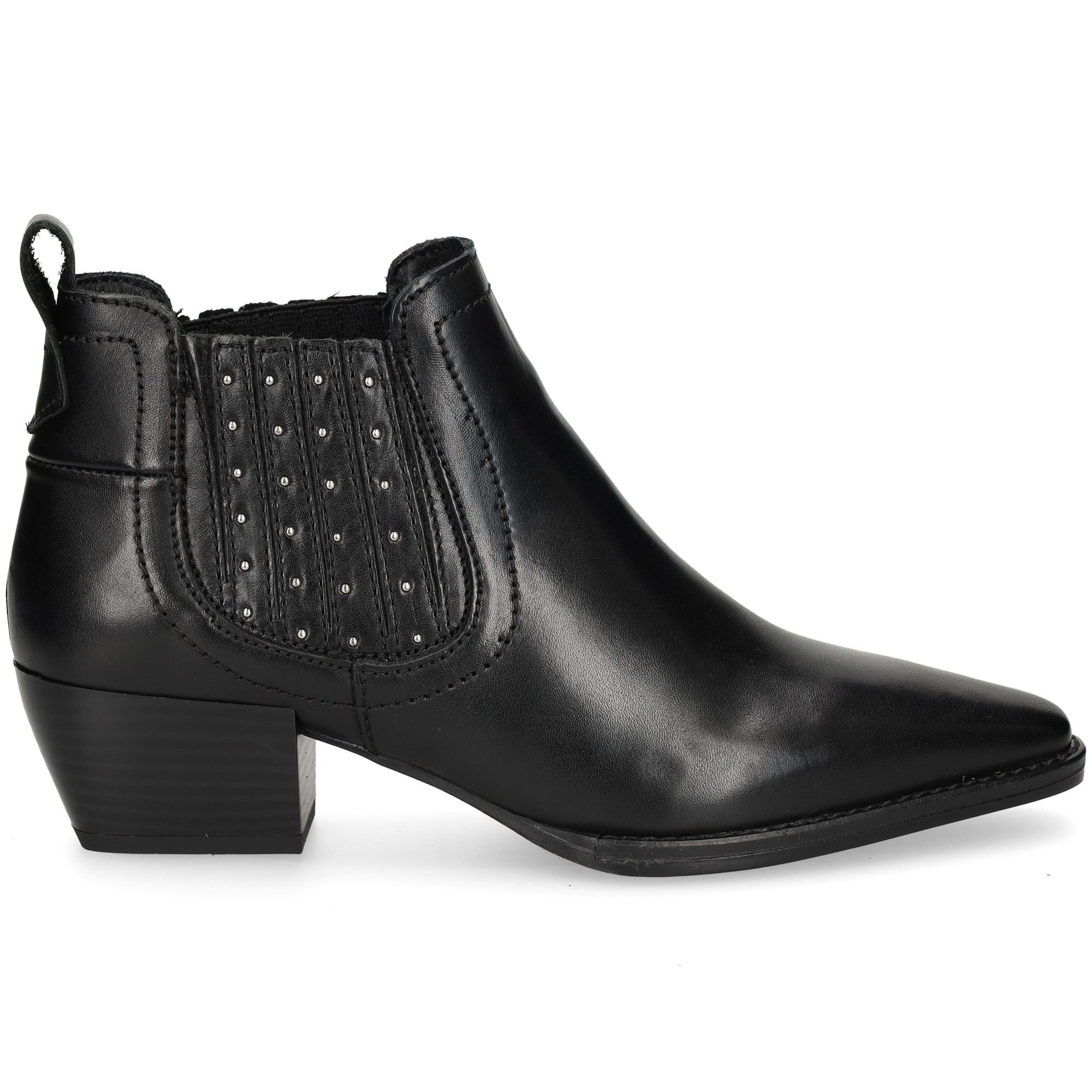 botin-tachas-en-elastico-piel-negro