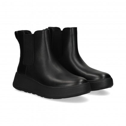 BOTIN ELASTICOS LADOS PIEL NEGRO