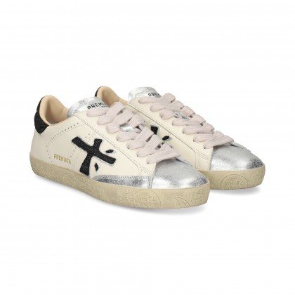PUNTERA PLATA DEPORTIVO PIEL BLANCO