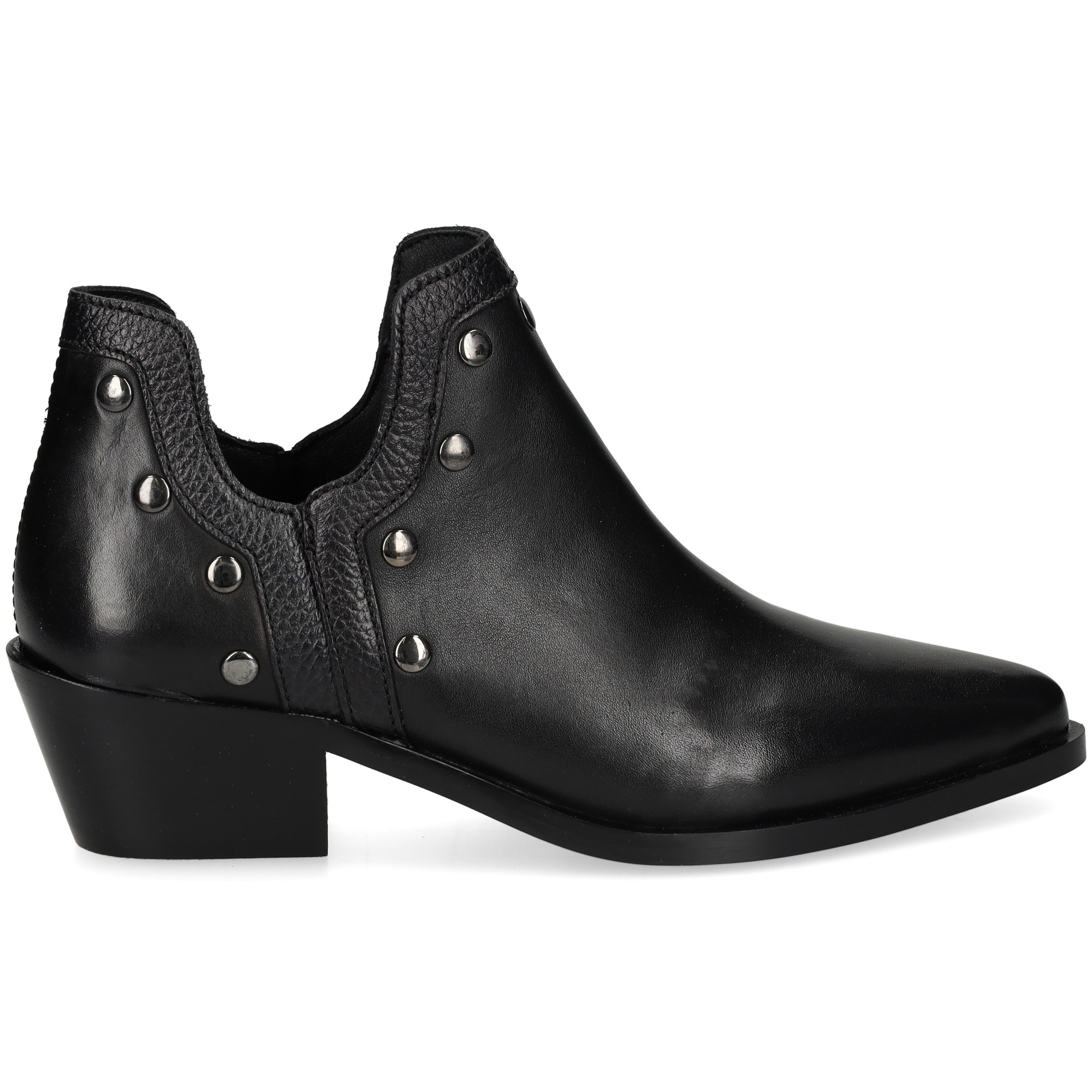botin-tachas-piel-negro