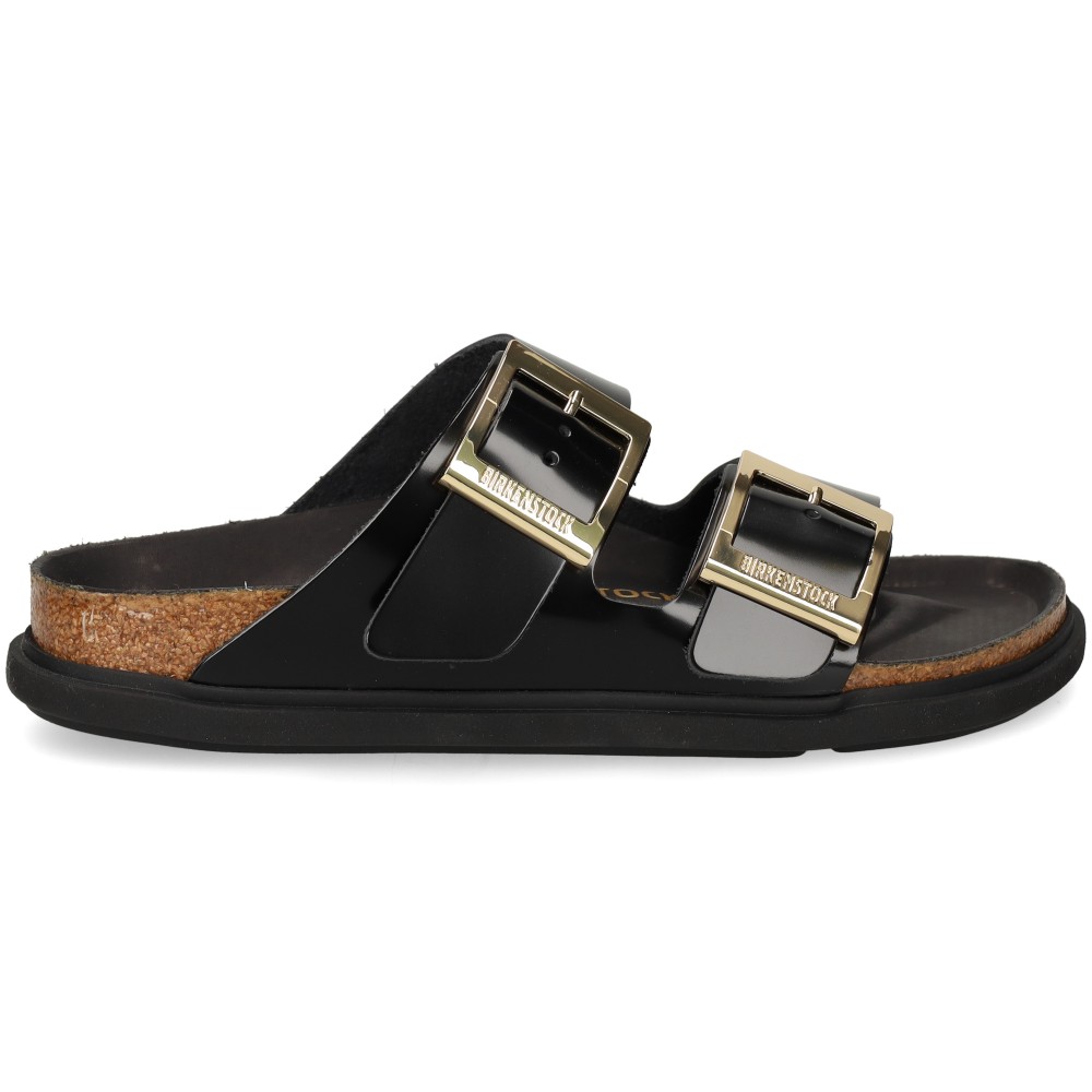 BIRKENSTOCK Sandalias  oro / negro – imagen 2