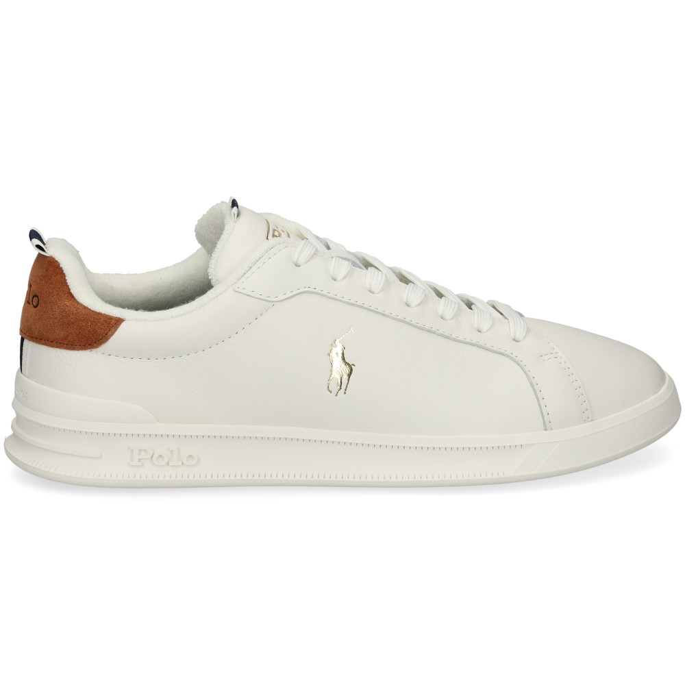 Polo Ralph Lauren HRT CRT RIB Zapatillas Hombre - Blanco Talla 10 – imagen 2