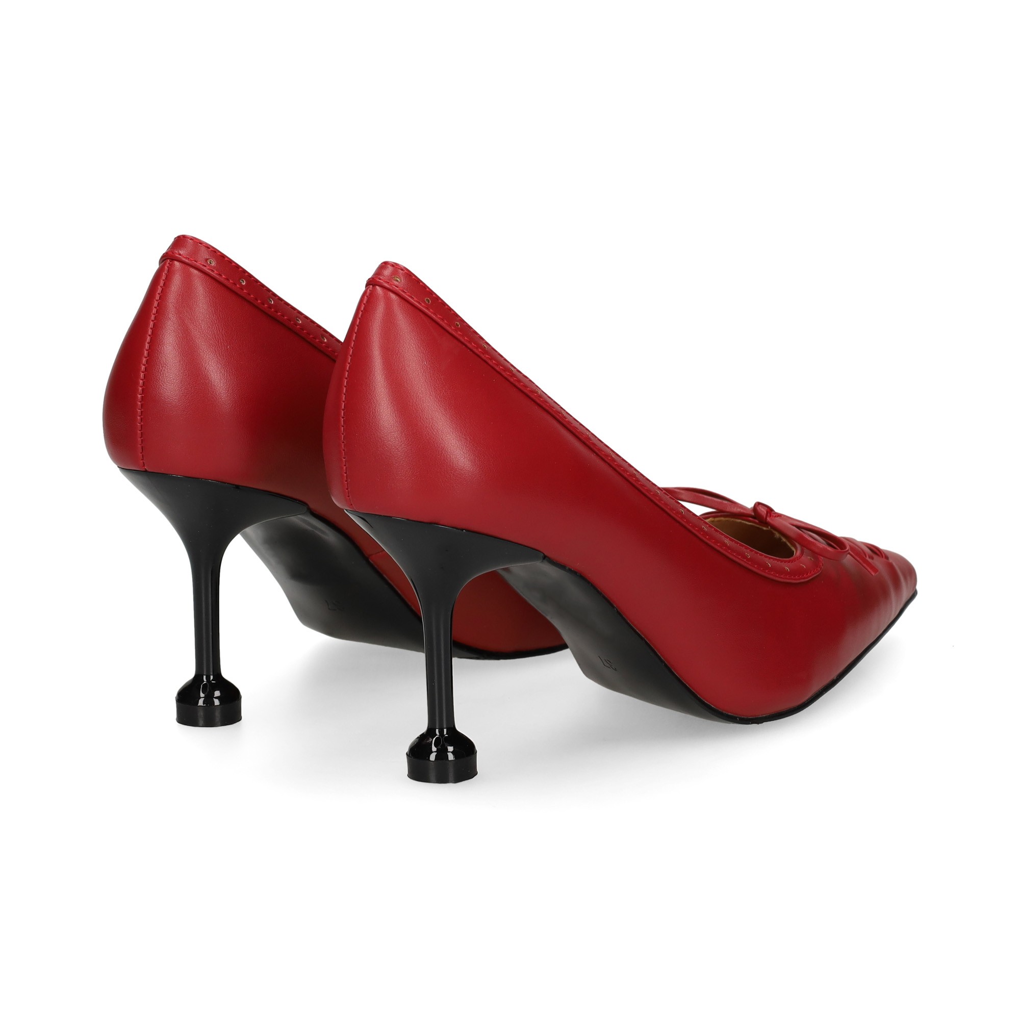 salon-acordonado-piel-rojo