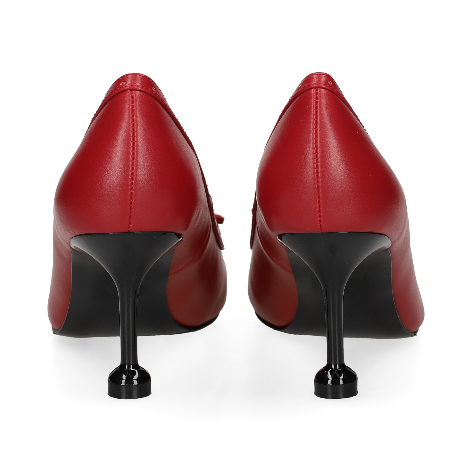 salon-acordonado-piel-rojo