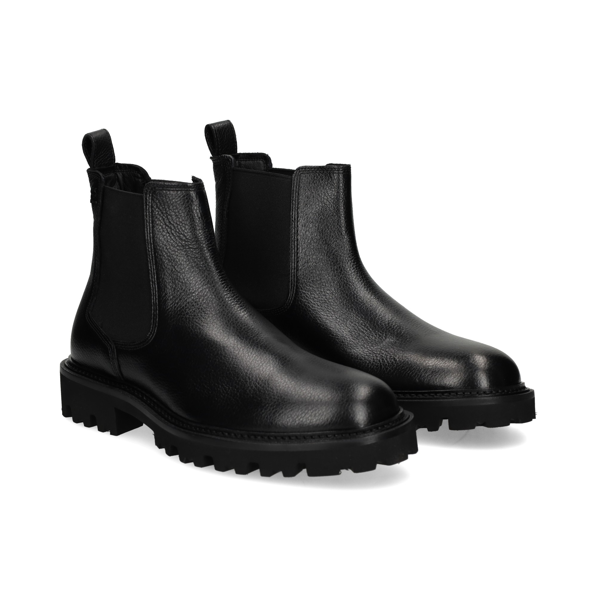 botin-elasticos-goma-dientes-piel-negro