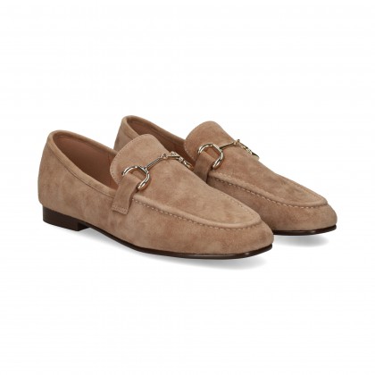 MOCASIN ESLABON ANTE BEIGE