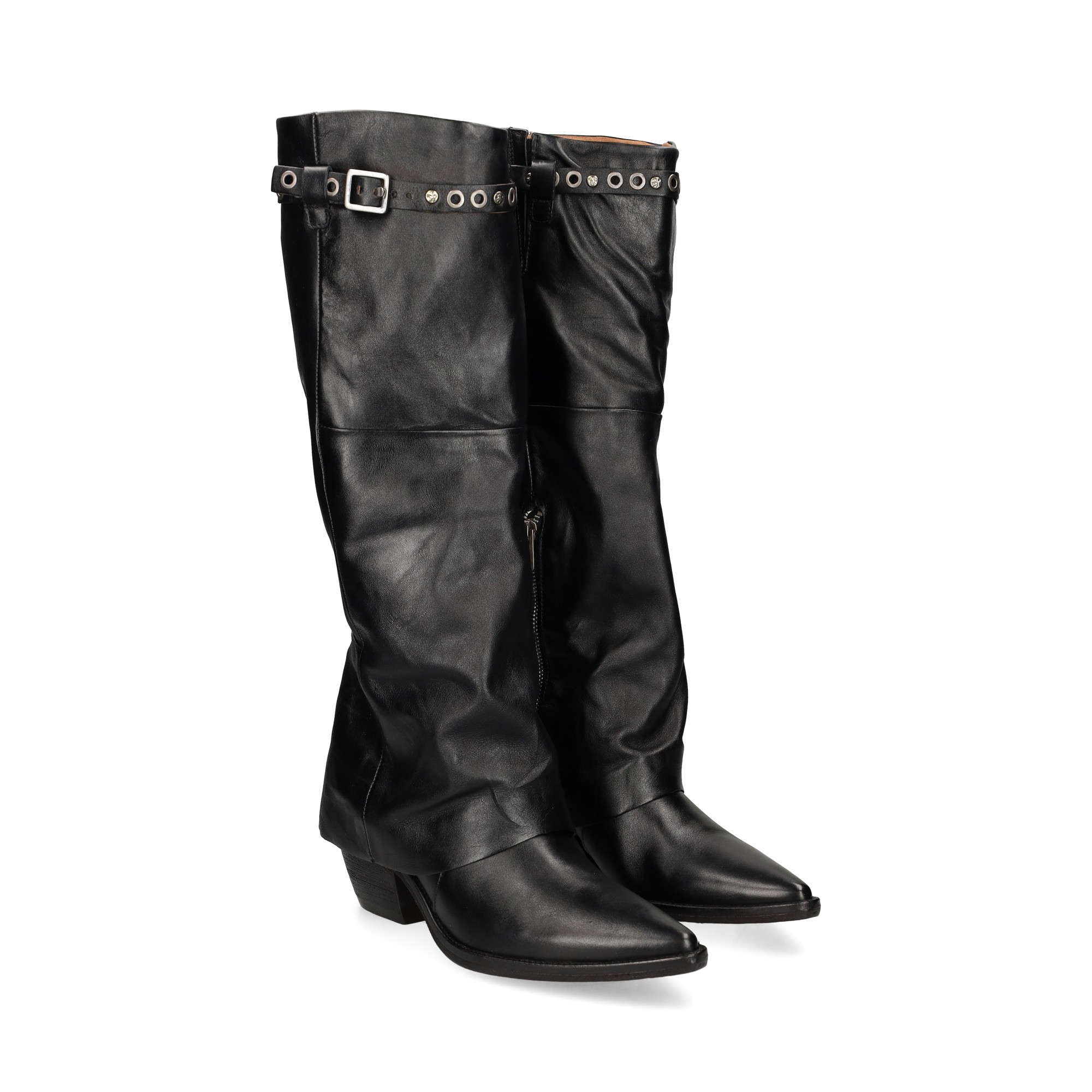bota-cowboy-arandelas-piel-negro