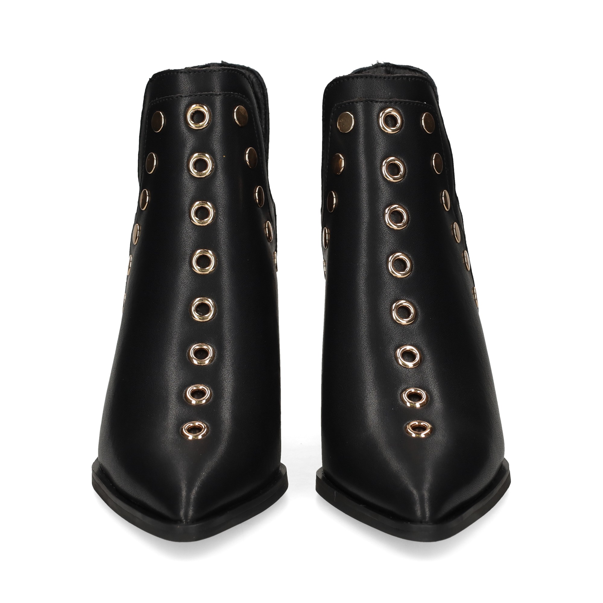 botin-tachas-piel-negro