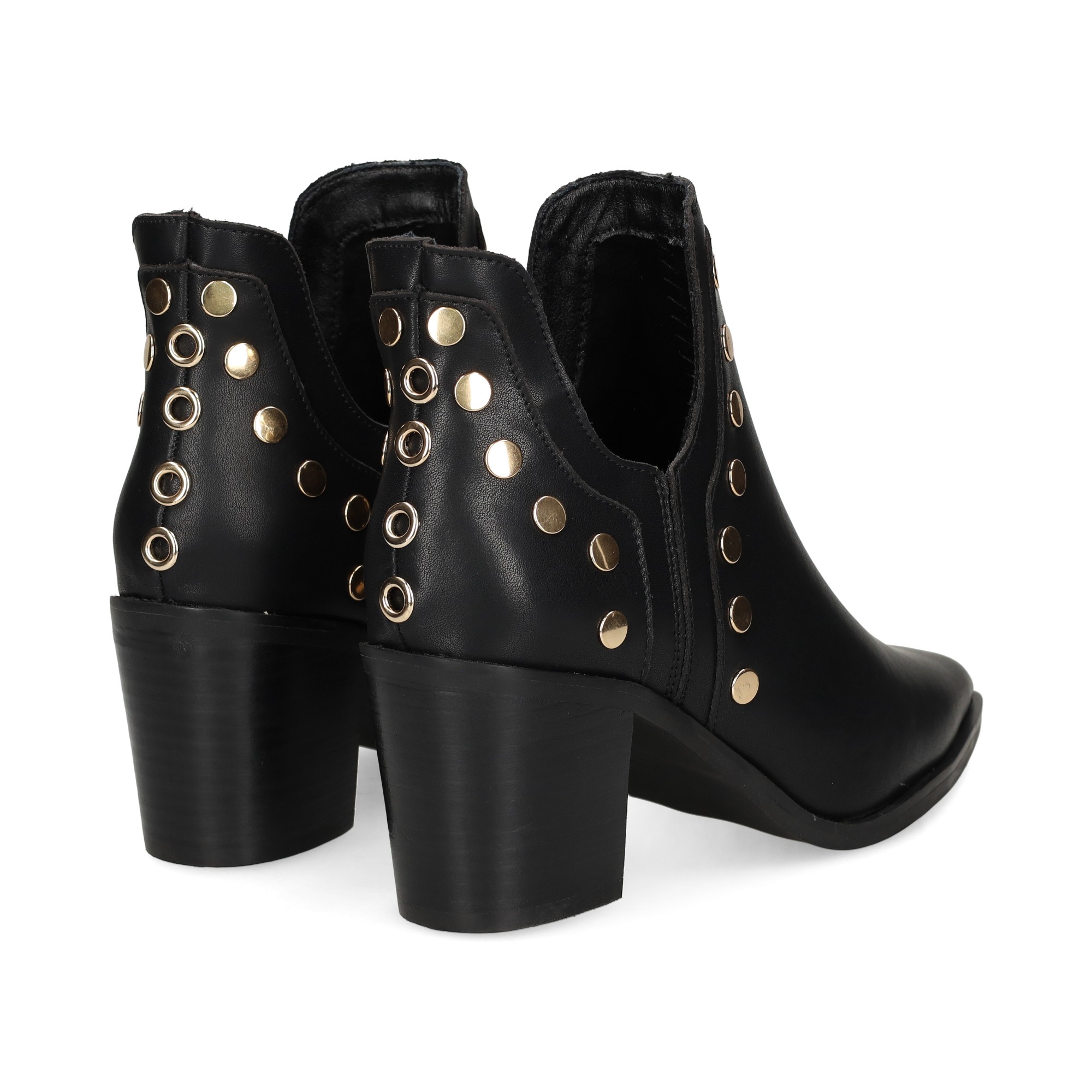 botin-tachas-piel-negro