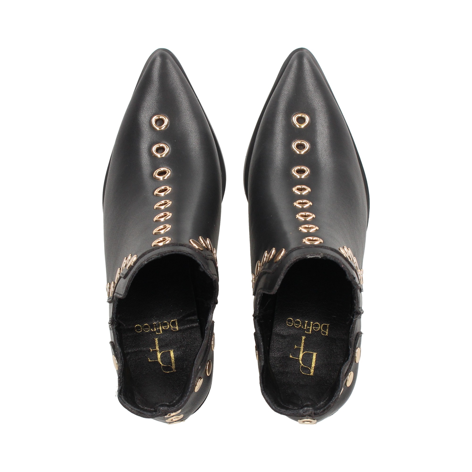 botin-tachas-piel-negro