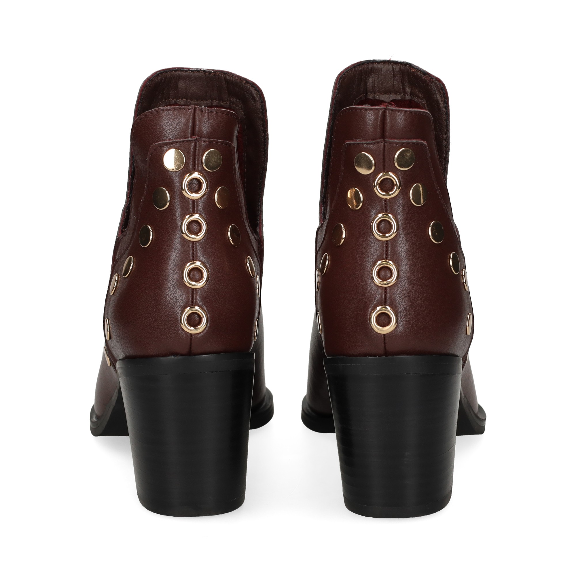 botin-tachas-piel-burdeos