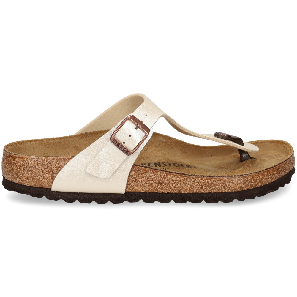 Birkenstock Gizeh BF Graceful Sandalias Planas Mujer - Blanco Talla 36r – imagen 2
