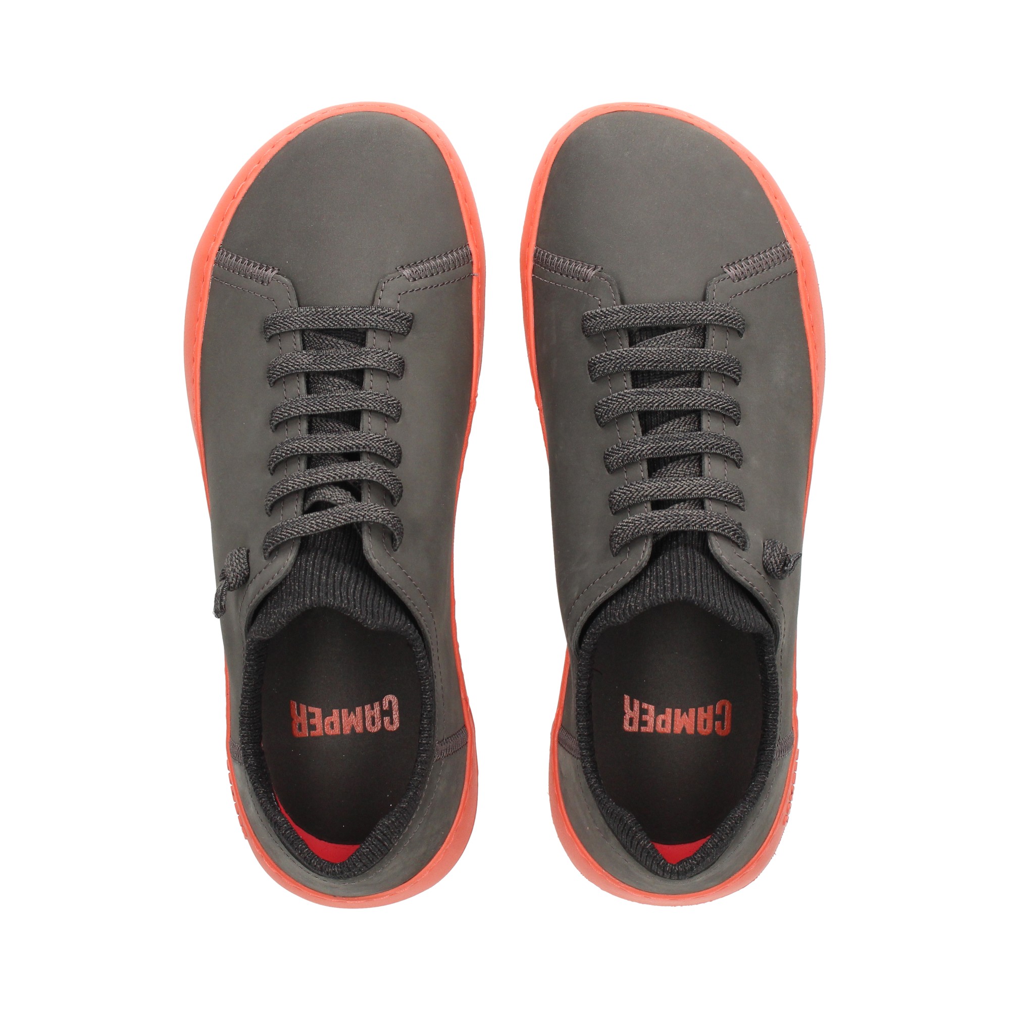 goma-naranja-deportivo-nobuck-gris