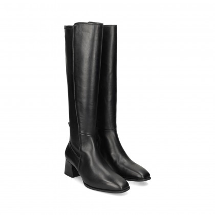 BOTA LICRA PIEL+PIEL NEGRO
