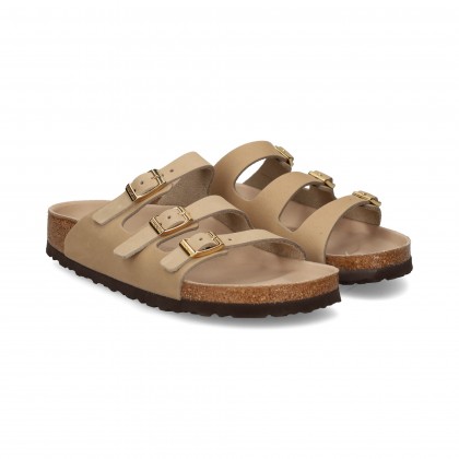 PALA 3 HEBILLAS NOBUCK BEIGE