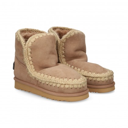 LOGO GLITTER BOTIN ANTE CAMEL