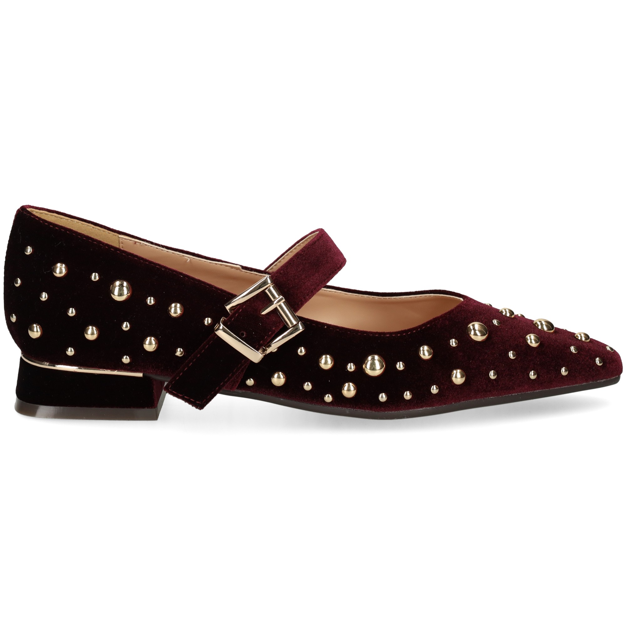 mercedes-tachas-terciopelo-burdeos