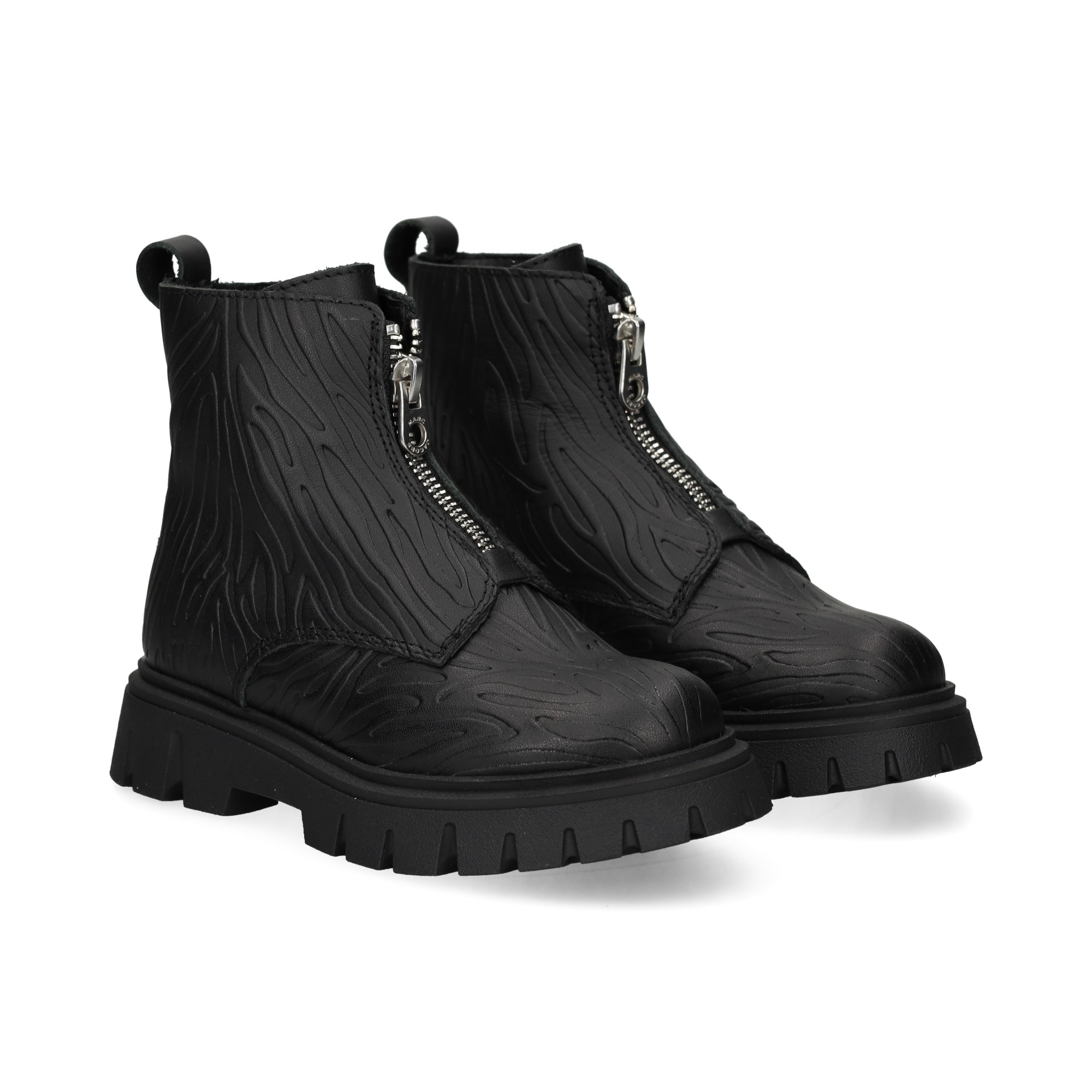 botin-cremallera-piel-negro