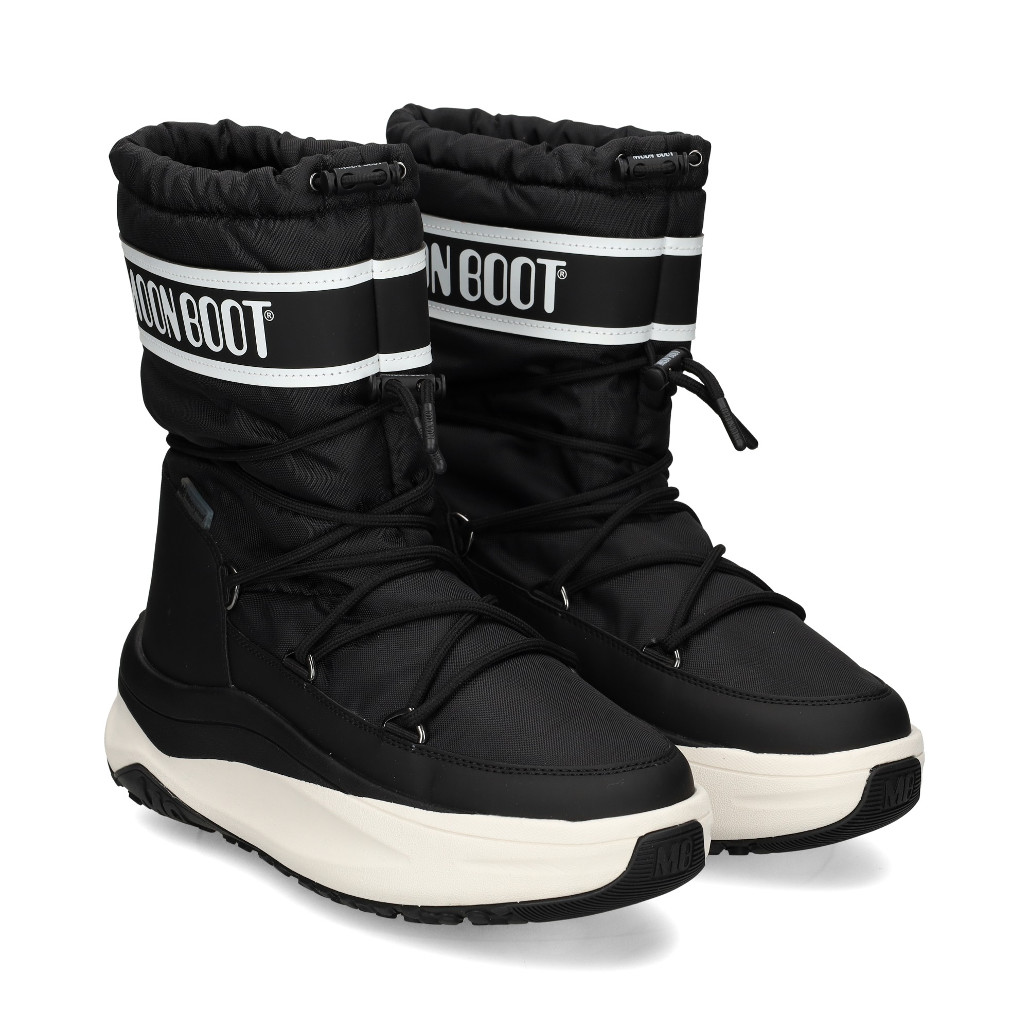 botin-presky-plataforma-nylon-negro