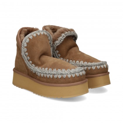 BOTIN PLATAFORMA ANTE BEIGE DKST