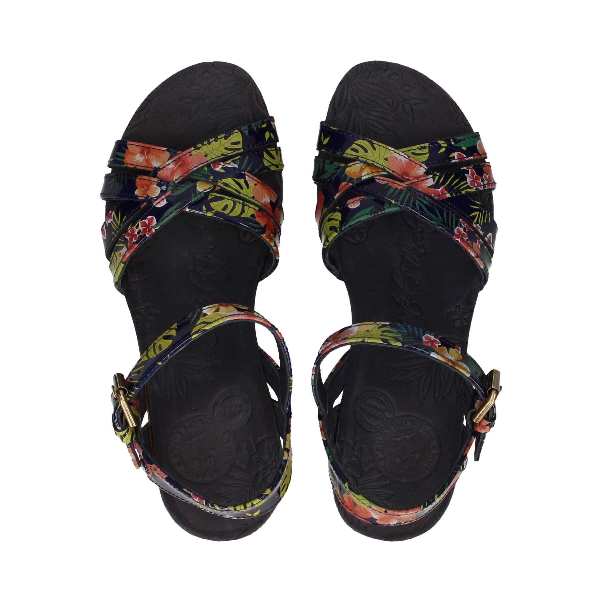 tiras-cruzadas-charol-floral-azul