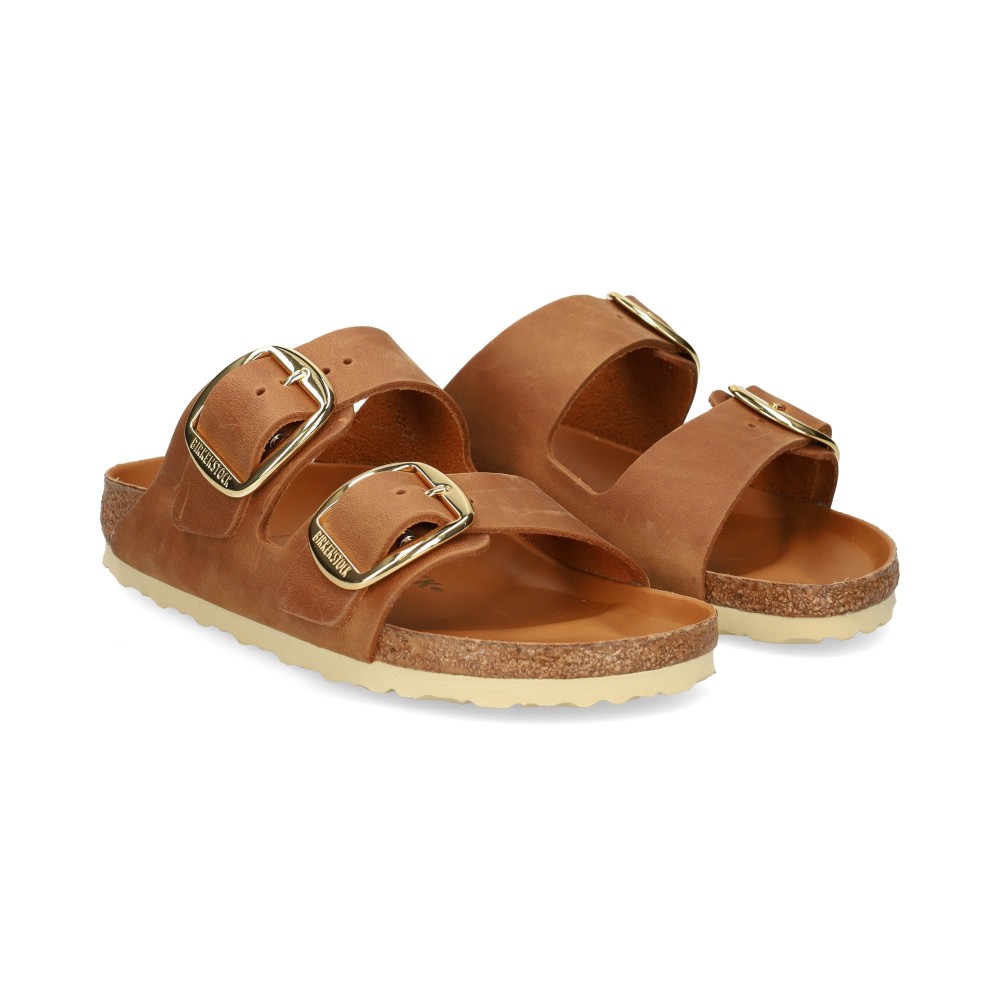 Birkenstock Sandalias Planas Mujer - Marrón Talla 41n