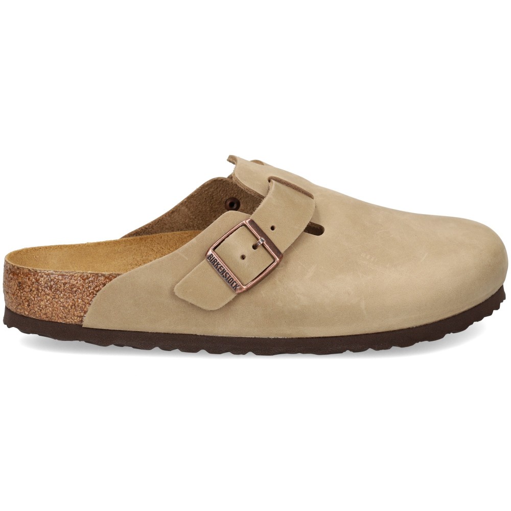 Birkenstock Boston SFB LEOI Zuecos Hombre - Marrón Talla 45r – imagen 2