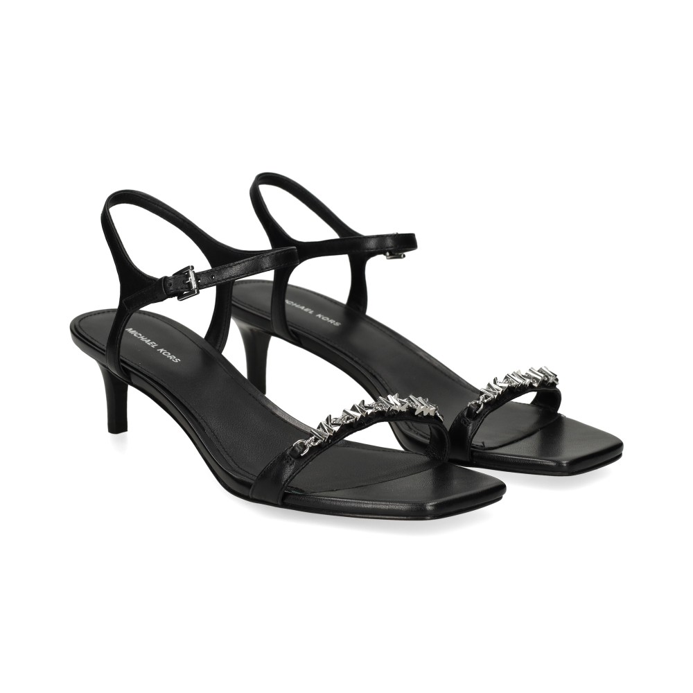 Michael Kors Sandalias Con Tacón Mujer - Negro Talla 7.5