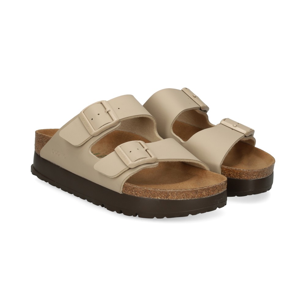 Birkenstock Sandalias Con Plataforma Mujer - Beige Talla 39n