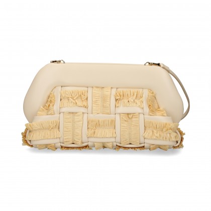 BOLSO 0108B CREAM+RUT