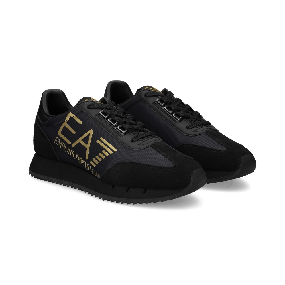 Ea7 Hombre Negro Zapatillas - Talla 8.5