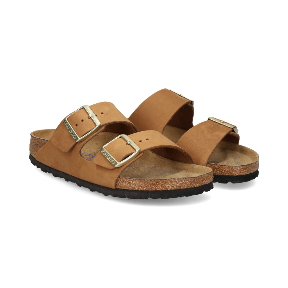 Birkenstock Sandalias Planas Mujer - Marrón Talla 38n