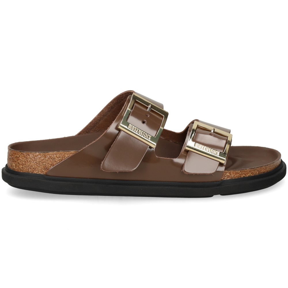 Birkenstock Arizona DB LENA HS Sandalias Planas Mujer - Marrón Talla 36n – imagen 2