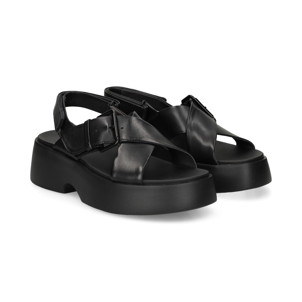 Camper Sandalias Con Plataforma Mujer - Negro Talla 38