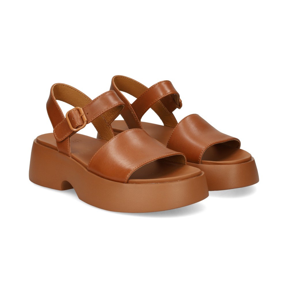 Camper K201659 Sandalias Con Plataforma Mujer - Marrón Talla 40