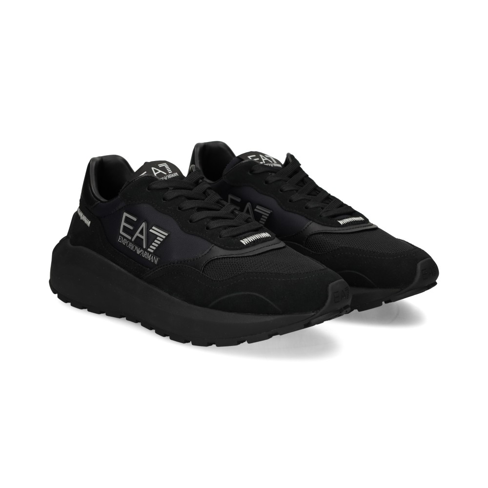 Ea7 Hombre Negro Zapatillas - Talla 8.5