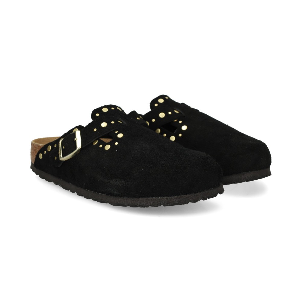 Birkenstock Zuecos Mujer - Negro Talla 41n