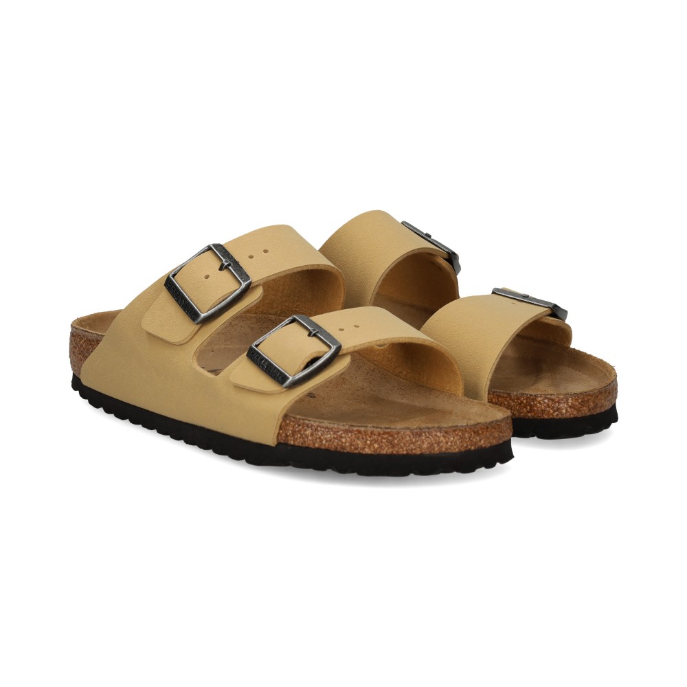 Birkenstock Sandalias Planas Mujer - Beige Talla 41n