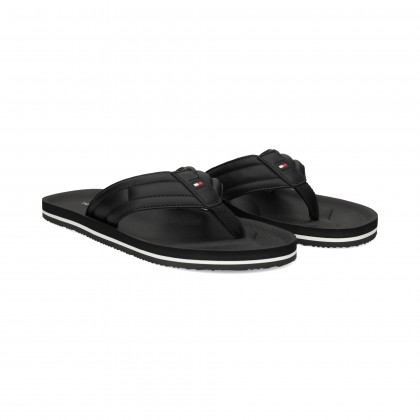 flip-flop-acolchada-piel-negro