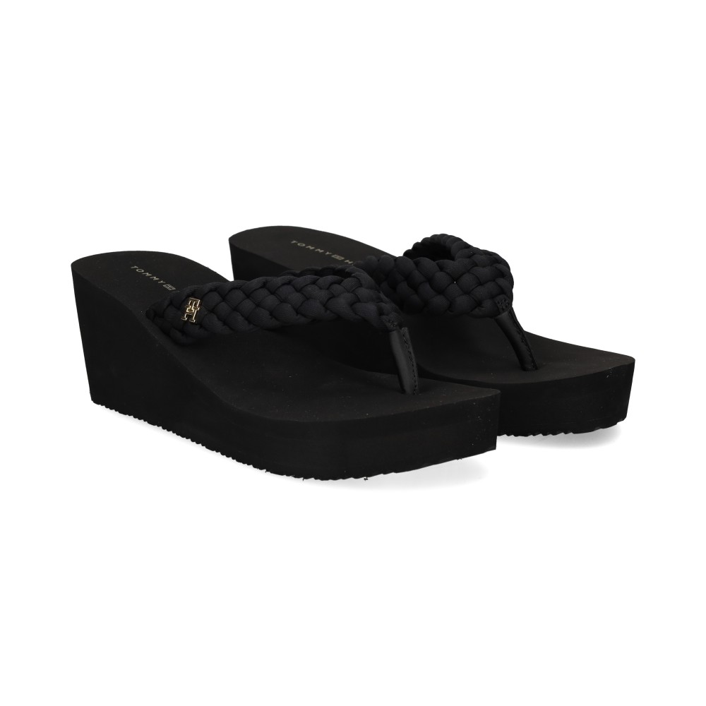 Tommy Hilfiger Chanclas Mujer - Negro Talla 37