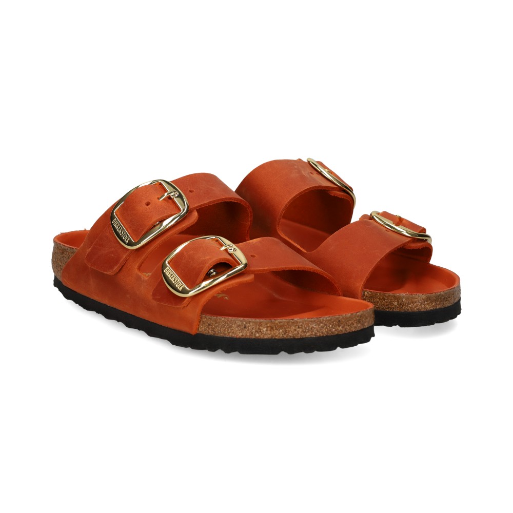 Birkenstock Sandalias Planas Mujer - Naranja Talla 36n