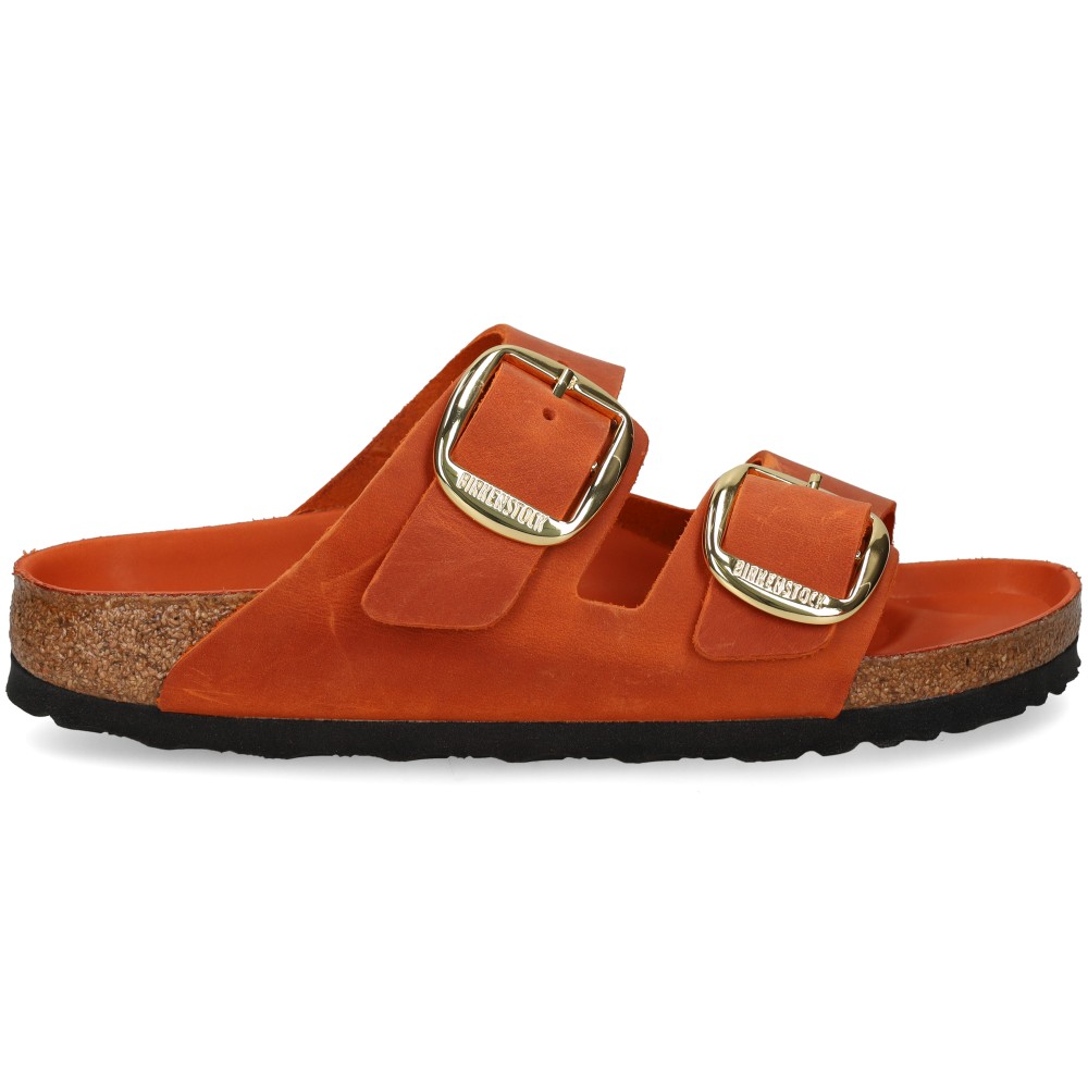 Birkenstock Arizona Big Buckle LEOI Sandalias Planas Mujer - Naranja Talla 36n – imagen 2