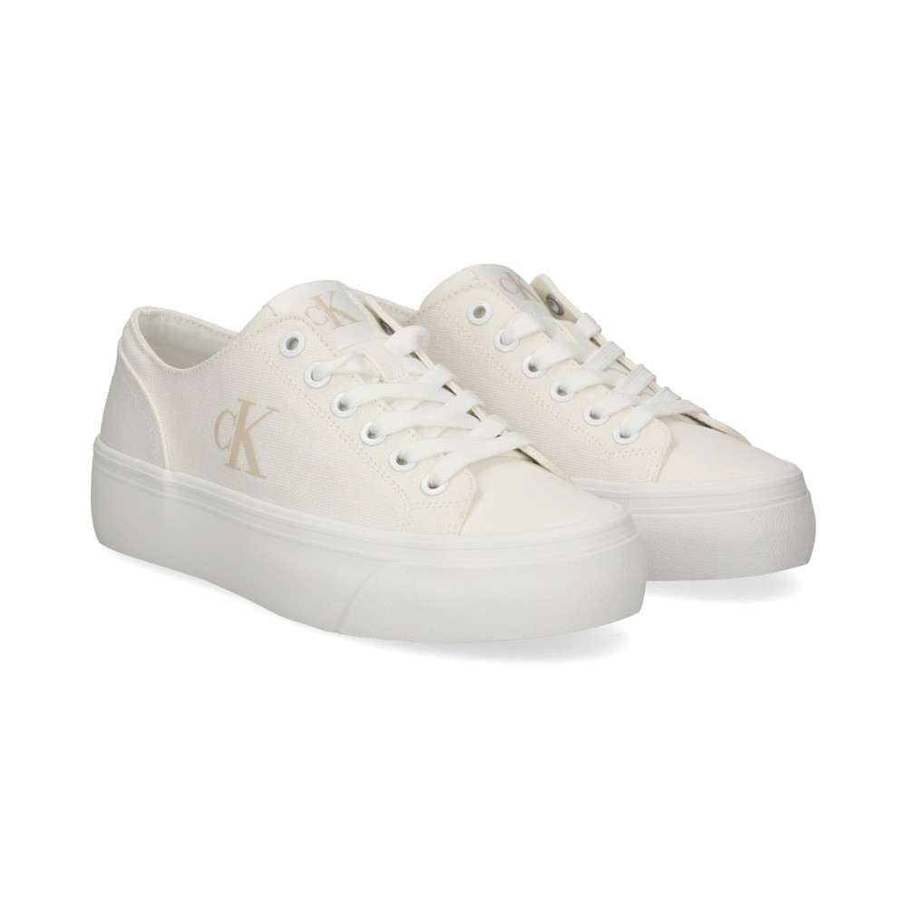 Calvin Klein Zapatillas Mujer - Blanco Talla 37