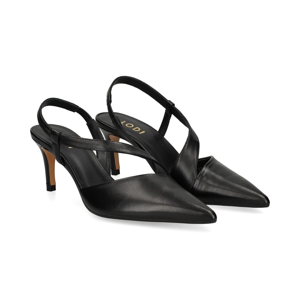 lodi zapatos de tacon alto mujer - negro talla 40