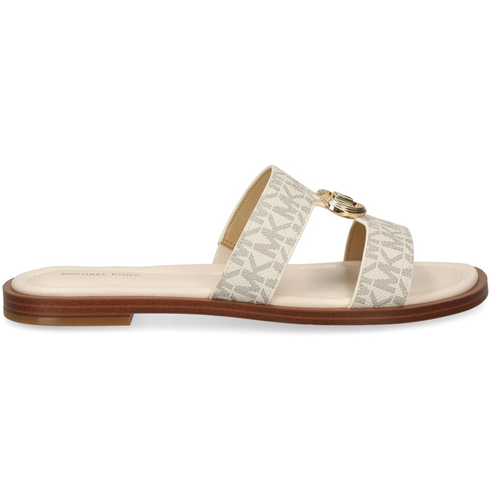 Michael Kors ERIN FLAT Sandalias Planas Mujer - Blanco Talla 7 – imagen 2