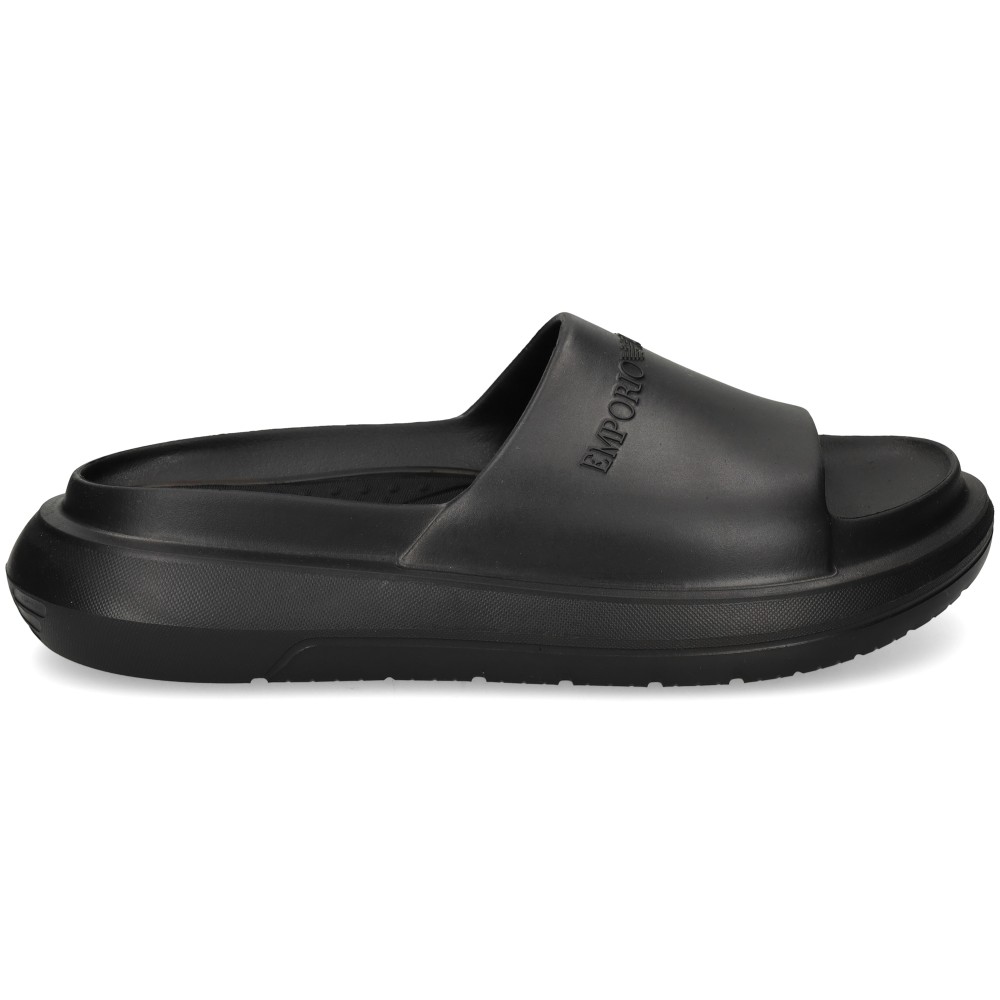 Emporio Armani EM005960 Sandalias Hombre - Negro Talla 10 – imagen 2
