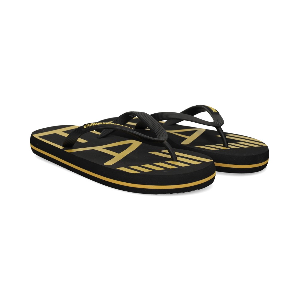 Ea7 Chanclas Hombre - Negro Talla 44