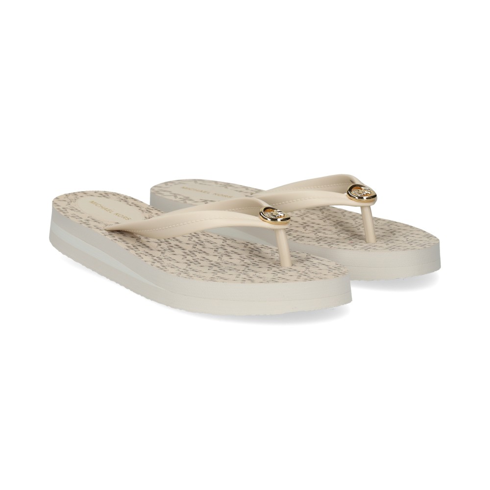 Michael Kors Chanclas Mujer - Blanco Talla 10