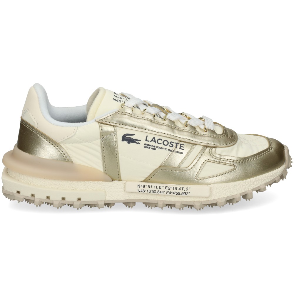 Lacoste 51SFA0168 Zapatillas Mujer - Marrón, Dorado Talla 3.5 – imagen 2