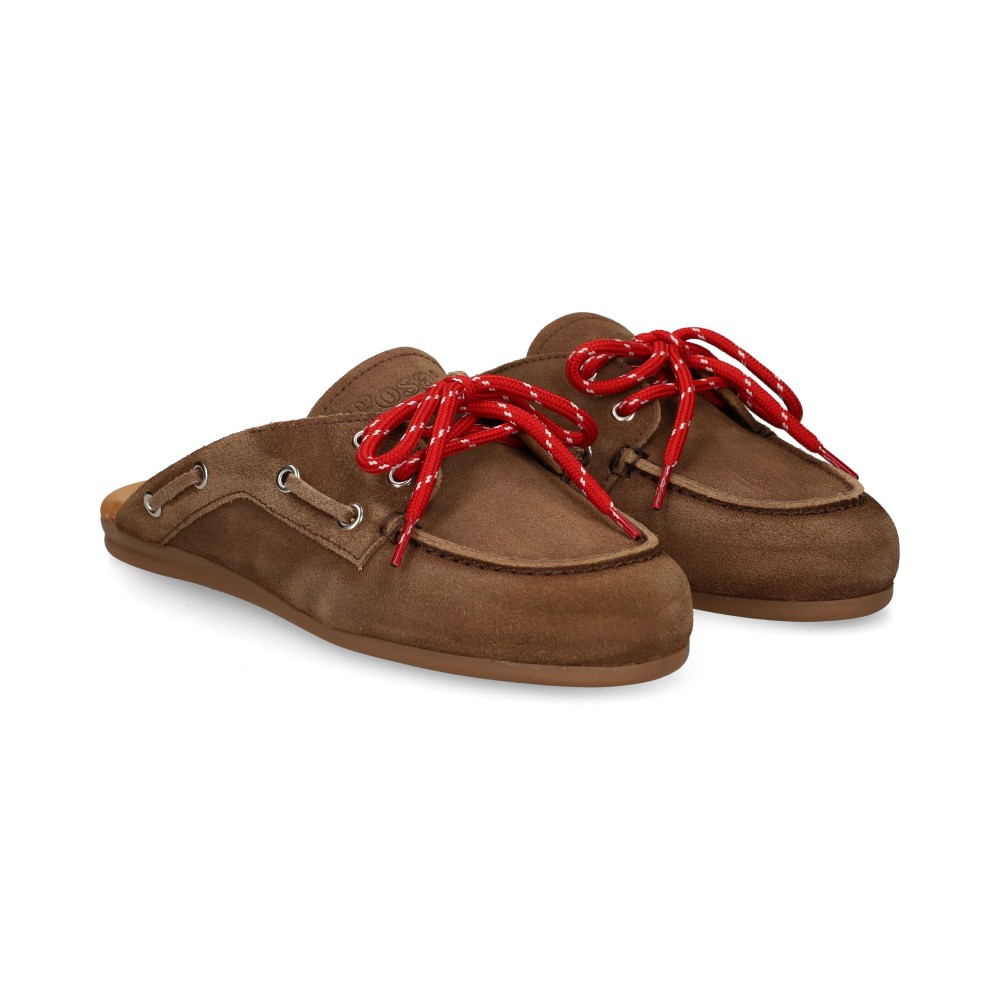 Posa Chinelas Mujer - Marrón Talla 41